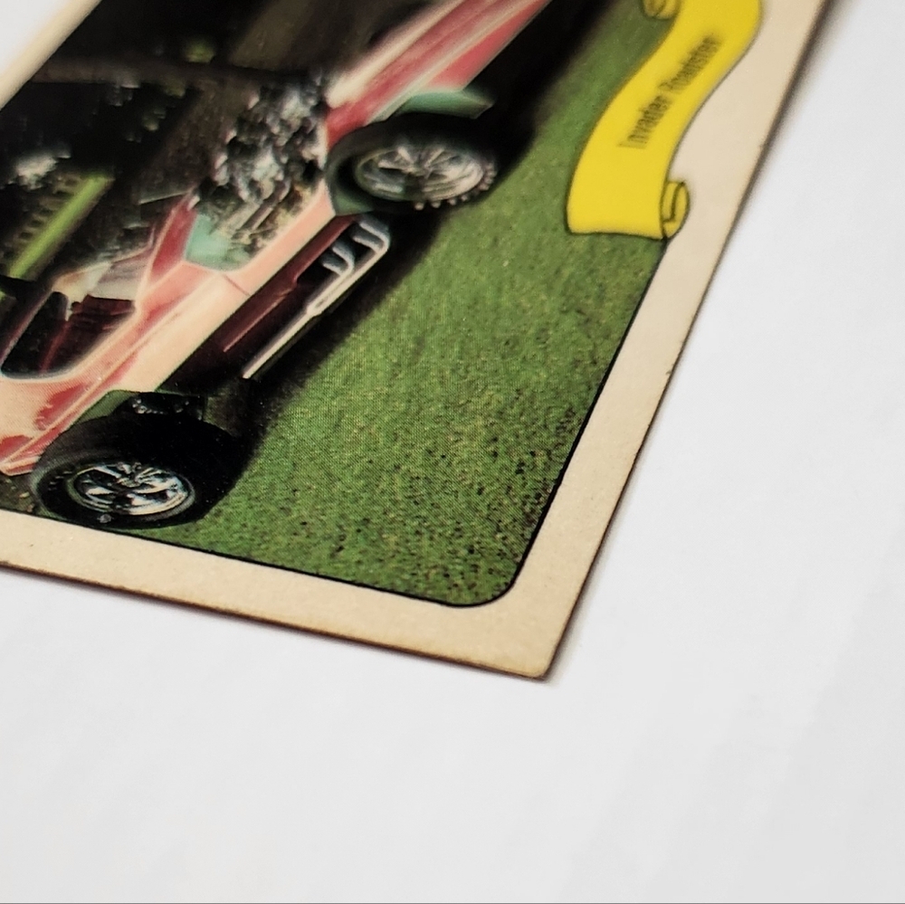 🚀 Vintage 1970 Fleer GEORGE BARRIS Kustom City Sticker - INVADER ROADSTER 👽 - Picture 5 of 9